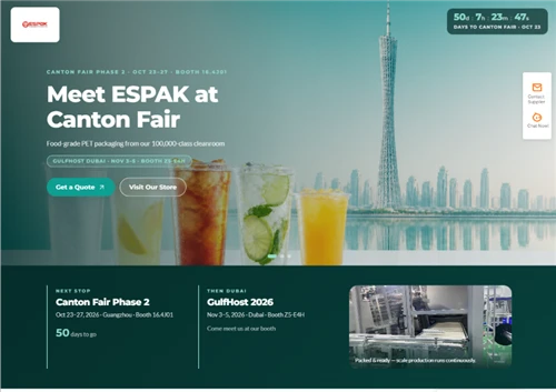 Meet ESPAK At Canton Fair 2026 Phase 2 | Booth 16.4J01, High‑Quality Disposab...